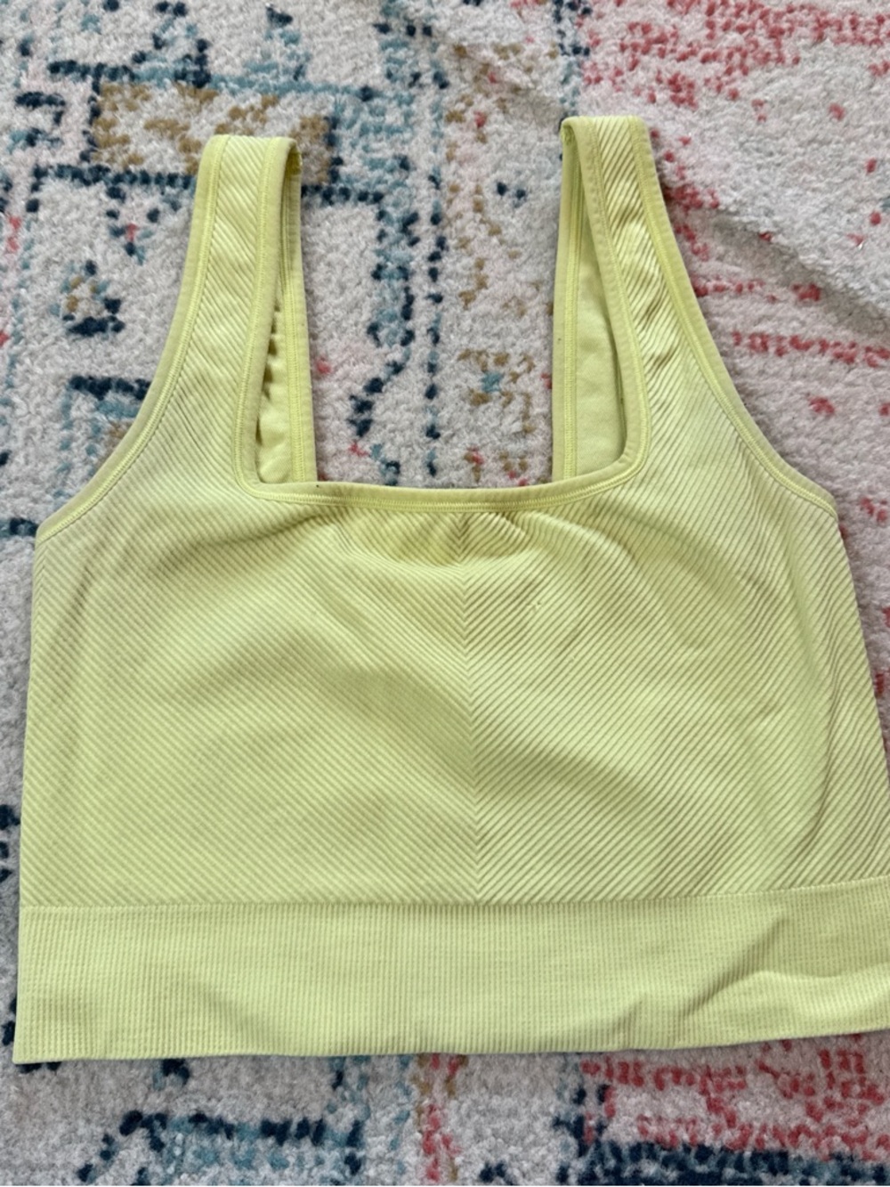 all in motion Soft Lime Scoop Sports Bra